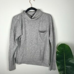 Vineyard Vines Gray Cowl Neck Sweater